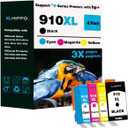 910XL Ink Cartridges for HP Printers Replacement for HP 910xl Ink Cartridges Combo Pack Work for OfficeJet 8015e 8010 Series OfficeJet Pro 8025e 8028e 8035 8030 8028 8025 8020 Series Printers (4 Pack)