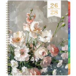 2026-2028 Monthly Planner - 3 Year Monthly Planner from Jan. 2026 to Dec. 2028, Calendar Planners with Colorful Tabs, Inner Pocket, 8.5'' x 11''