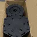 2 Pcs Adjustable Height Bed Support Legs, 8.5-13 inch, Black Plastic, Bed Frame/Bed Center Slat Support, Reinforcement Parts