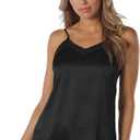 K. Jordan Womens V Neck Satin Cami, Size 2XL