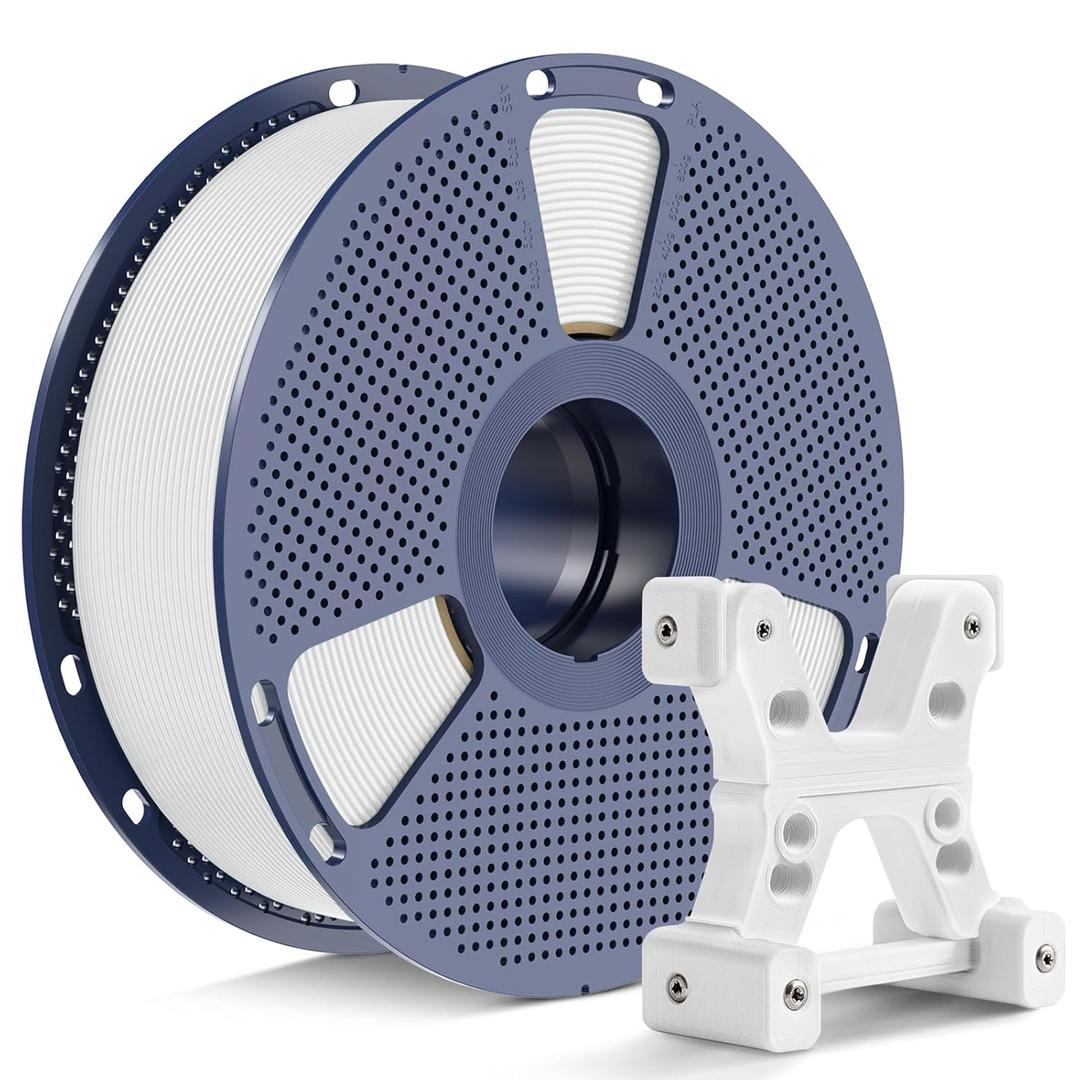 PETG Filament 1.75mm - 1kg(2.2lbs) SUNLU PETG 3D Printer Filament, Reusable Spool Compatible with Bambulab Refill Filament, 1.75mm Dimensional Accuracy +/- 0.02mm, White
