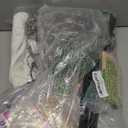 EBYTOP 2023 Old Lady Costume for Kids Granny Dress Halloween Accessories for Girl (Small(5-7yr), Set1-wh)