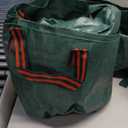 Joyhalo Reusable Yard Waste Bags -132 Gallon, 6 Pack, Heavy Duty with Gardening Gloves & 4 Handles, Standable, Camping & Recycling