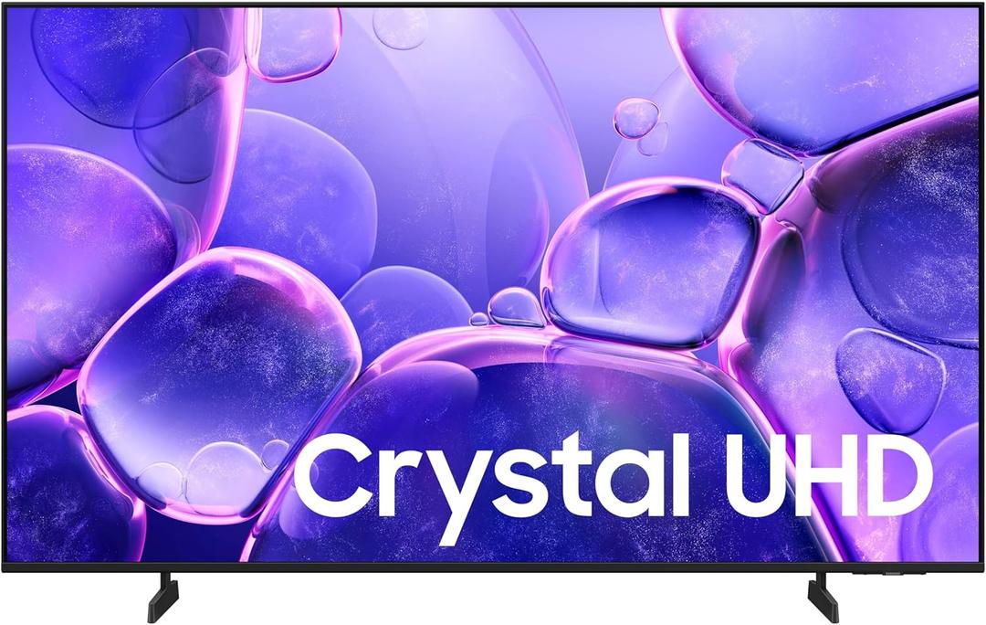 Samsung 58-Inch Class Crystal UHD U8000F 4K Smart TV (2025 Model) Endless Free Content, Crystal Processor 4K, MetalStream Design, Knox Security, Works with Alexa