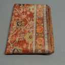 Artoid Mode Boho Bohemia Style Red Orange Fall Table Runner, Country Rustic Farmhouse Magical Kitchen Dining Table Decoration for Home Party Decor 13x72 Inch