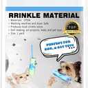 1 Yard Crinkle Paper for Baby Toys Noise Making Plastic Film for Dog Toys Noise Maker Dog Cat Pet Supplies