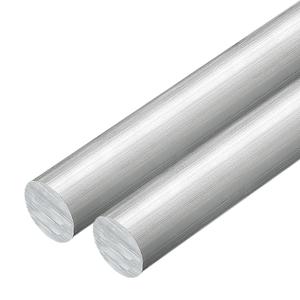 uxcell 2Pcs 43/50"(22mm) Dia Round Aluminum Rod, 16" Long 6061 Aluminum Round Bar Stock for Trailer Garage Projects