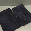 COSY HOMEER 27x18 Half Round Kitchen Rug,Non Slip Washable Mat,Navy 2PCS Polypropylene tufted textile,small half circle rug,kitchen sink mat,Kitchen floor mat, Size: 1'6" x 2'3" (Semicircular)
