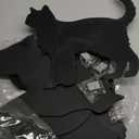 6 Pcs Black Cat Halloween Decorations Plastic Yard Signs with Stakes, Halloween Decorations Outdoor, Scary Silhouette with Glow in Dark Eyes for Outdoor Yard Lawn Garden Halloween Dcor