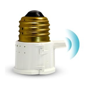 Touch & Glow - Dusk-to-Dawn Photocell Light Control - Automatic Light Sensor Socket - Outdoor Bulb Socket - Energy Efficient - Day Night Light Sensor for Driveway, Patio, Lawn (White)