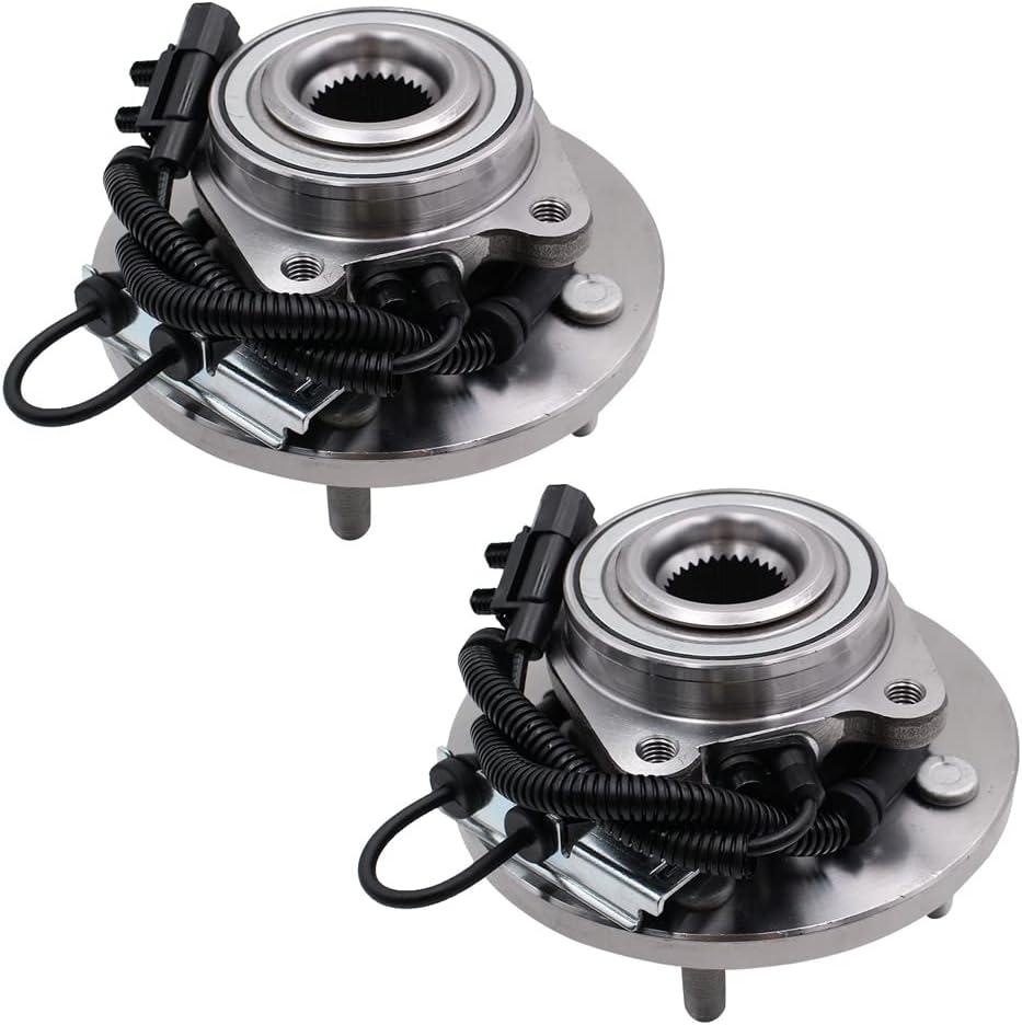 PAROD 2pcs 513273 Front Wheel Hub & Bearing Assembly Compatible with 2008-2016 Chrysler Town & Country, Dodge Grand Caravan, 2009-2014 VW Routan, 5 Lugs w/ABS