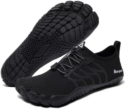 Racqua Water Shoes Quick-Dry Swim Shoes Breathable Lightweight Beach Shoes Pool Barefoot Aqua for Women Men Size 38