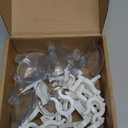 16 Pieces Window Candle Holder Clamps Candle Suction Cups Holder Suction Cups with Clamps for Christmas Party Candle Lamp