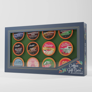 Two Rivers Coffee Gift Box, Coffee Variety, Compatible with 2.0 Keurig K Cup Brewers, Coffee Variety Gift Box, 12 Count, EXP: 09/13/2027