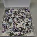 PICKFORU Plum Blossom Dreamscape Puzzles for Adults 1000 Pieces, Vintage Flower Tree Scenery Puzzles, Impossible Unique Lake Park Theme as Home Decor