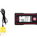 General Tools Moisture Meter MMD950 - Humidity Sensor - Pin Type/Pinless Device - Spherical Sensor & Leica DISTO E7100i 200ft Laser Distance Measure with Bluetooth,