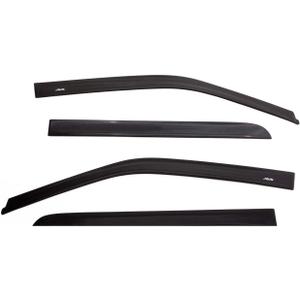 Auto Ventshade [AVS] in-Channel Rain Guards for 2022-2025 Toyota Tundra CrewMax | Window Vent Visors, 4 pcs. - Smoke | 194888