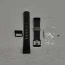Crafter Blue CB12 Curved End Watch Band Rubber Strap Replacement for Seiko Turtle Prospex Automatic Dive Watch (Black)