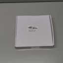 Sliding Patio Door Handle Set with Mortise Lock, Suitable for Sliding Glass Patio Door Thickness from 1.5in to 2in, 4-15/16" Screw Holes, Need to Drill, Reversible Design, Keyed, White