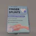 4Pcs Color Thumb Finger Splint, Trigger Finger Splints, Finger Brace,Injured Mallet Finger,Broken Fingers Straightening,Pain Relief,Arthritis or Support for Fingers,Suitable for thumb, Index, Middle, Ring, Pinky Finger