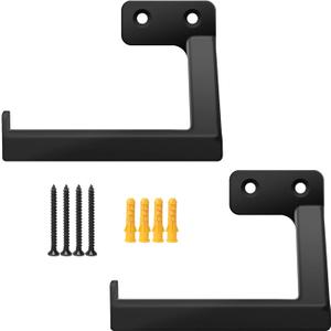 2PCS Chainsaw Holder Hook Backpack Blower Rack Accessories and Tools for Garage Wall Mount Weed Eater String Trimmer Hanger Buddy Storage Rack