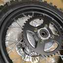 CLEO 12 Rear Wheel Rim Tire 80/100-12 Assembly for 50cc 90cc 110cc 125cc Dirt Bike taotao TTR SSR CRF Apollo 12mm axle includes 190mm brake disc and 41T sprocket