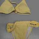SOLY HUX Women's Halter String Bikini Sets High Cut Cheeky Thong Sexy Two Piece Swimsuits Bathing Suit XS