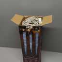 Minetom Icicle Lights Outdoor with Clips, 20ft 100 LED 20 Tubes Twinkling White Christmas String Lights, Connectable Waterproof Hanging Icicle String Light Plug in for Eave Holiday Outdoor