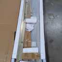 Corner Shower Enclosure 34" L X 34" W X 76" H. Double Corner Sliding Shower Door With 1/4 In Nano-Coated Tempered Glass,Shower Glass Doors In Brushed Gold Hardware Kit for Upgrade Your Bathroom