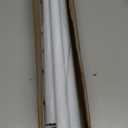 AIZESI 2pcs Spring Tension Curtain Rod 28 to 48 Inch,White Tension Rod Adjustable Curtain Rod Non Slip Curtain Tension Rod No Drill Spring Curtain Rod for Window?Bathroom?Doorway