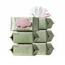 Bc Babycare Cloud Moist Wet Baby Wipes, Thick & XL, 99% Water, Ultra-Hydrating, Unscented, Hypoallergenic for Sensitive Skin, Biodegradable, 6 Flip-Top, 480 Count