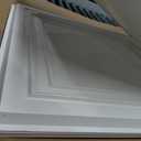 Art3d PVC Ceiling Tiles, 2'x2' Plastic Sheet in Pure White (48-Pack, Multi-Pack), 24"x24"