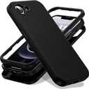 Designed for iPhone 16E Case 6.1'' with [Military Drop Protection][Compatible with Mag-Safe] Shockproof 16E Phone Case for Men Wowen,Black