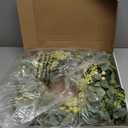 AMF0RESJ Green Eucalyptus Wreaths for Front Door Spring Summer Wreath with Eucalyptus Leaves,Olives Leaves,Mixed Berry for Indoor Outdoor Farmhouse Home Porch Wall Window Festival Wedding Decor