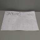 GuassLee Wall Calendar 2026 12 Months Planner Through Jan. 2026 to Dec 2026 17" X 12" Paper Monthly Planner Wall Hanging Calendar with Thick Paper for Easy Organizing
