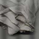 HAEOF Women's Summer Boho Maxi Skirt A-Line Flowy Ruffle Tiered Elastic High Waist Beach Long Skirts with Pockets (White)