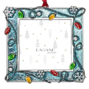 LARAINE Picture Photo Frame Christmas Metal 2023 Christmas High Definition Glass Display Pictures for Tabletop Home Decorative Holiday Gift (Blue, 2.5)