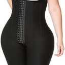 MELIBELT 3031 Fajas Colombianas Moldeadoras 7 Varillas Shapewear Tummy Control for Women Abdominal Double Reinforcement XS
