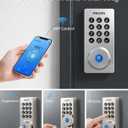 Philips Wi-Fi Door Lock, WiFi Smart Lock Keyless Entry Deadbolt for Front Door, Remote Control, Built-in WiFi, APP Fingerprint Passcode Unlock, Auto Locking