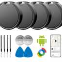 Air Tags for Android,Air Tags-4 Pack Android,Android Tracker Tags,2 Year Battery Life,Google Find Trackers for Google'S Find Hub App,IP65 Waterproof Luggage Tracker Android for Keys, Wallets, Suitcases