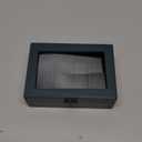 Anxiety Bookshelf Ornament With 100pcs Mini Books | Miniature Bookshelf Decor |Shake Away Your Anxiety Book Library | Mini Book Shelf for Doll House Home Office Decor (Blue)