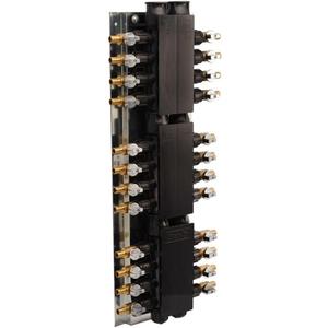 SharkBite 24 Port Home Run Manifold 3/4 Inch MNPT Inlet x 1/2 Inch Brass Crimp Ball Valve Outlets, PEX Pipe, PE-RT, RM22724