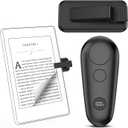 Remote Control Page Turner for Kindle Paperwhite Oasis Scribe eReaders, Page Turner Clicker for iPad Tablets Reading Novels Taking, Phone Camera Video Record Remote Triggers, Black