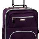 Rockland Pasadena Expandable Spinner Carry-on 19", Purple