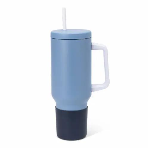 SDS for HD Designs Swivel Tumbler Stainless Steel Feather Palm