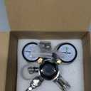 HGKEKE High Pressure CO2 Regulator Dual Gauge Keg Regulator 0-120PSI Output Pressure Regulator for Kegerator - CGA 320 Beer Regulator, 7/16-20 UNF Thread Fittings, Keg Regulator for Beer, Soda