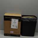 Vanpopubs 2 Pack 2.7 Gal Bathroom Trash Can with Lid, Automatic Trash Can Small Smart Garbage Can Touchless, Slim Motion Sensor Waterproof Plastic Trash Bins for Bedroom Office Kitchen Toilet Black