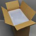 Citylife 7.8 QT 6 Pack Small Storage Bins Plastic Storage Container Stackable Box with Lids for Organizing, Clear White