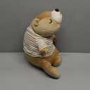 MMTTAO Stuffed Polar Bear Animal Plush Toy 20 Inch Large Brown Sleeping Bear Animal Stuff Soft Plushies Cute Dolls Collection Huggable Pillow Cushion Birthday Gift for Kids Child Boys Girls, 20Inches