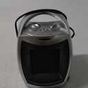 GiveBest Portable Electric Space Heater with Thermostat, 1500W/750W Safe and Quiet Ceramic Heater Fan, Heat Up 200 Square Feet for Office Room Desk Indoor Use, Silver